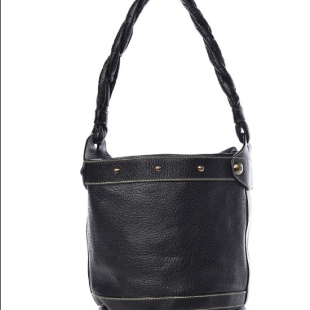 Fendi black leather Palazzo shoulder bucket bag Authentic - Picture 13 of 13